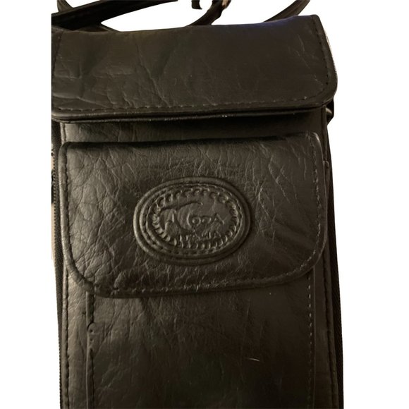 Black Moda Italia Crossbody Wallet - Picture 2 of 14